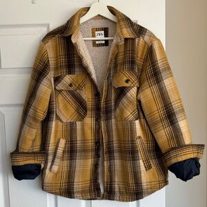 Zara Plaid Jacket/thick overshirt